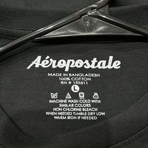 Aeropostale Mens Basic Tee Logo Patch Classic Fit Casual T-Shirt Size M NWT - Picture 5 of 9